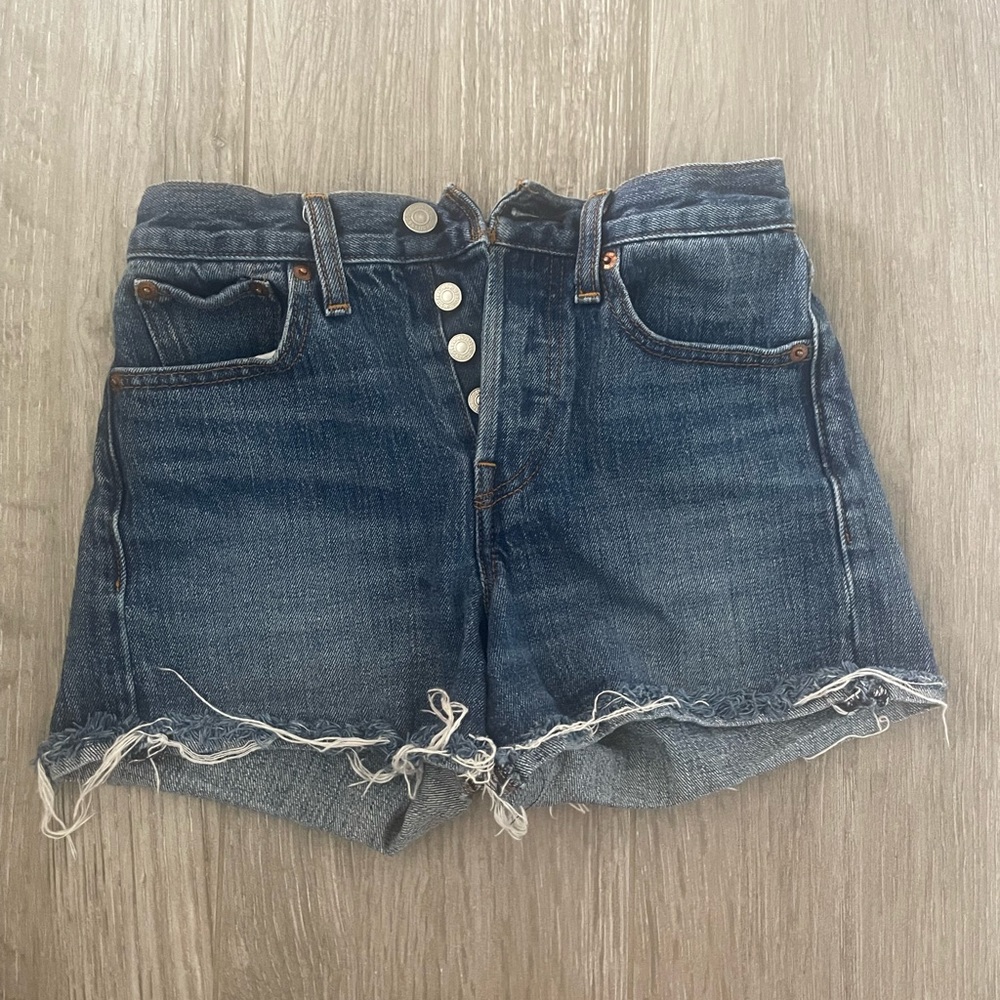 Levi’s Denim high-waisted Jean Shorts